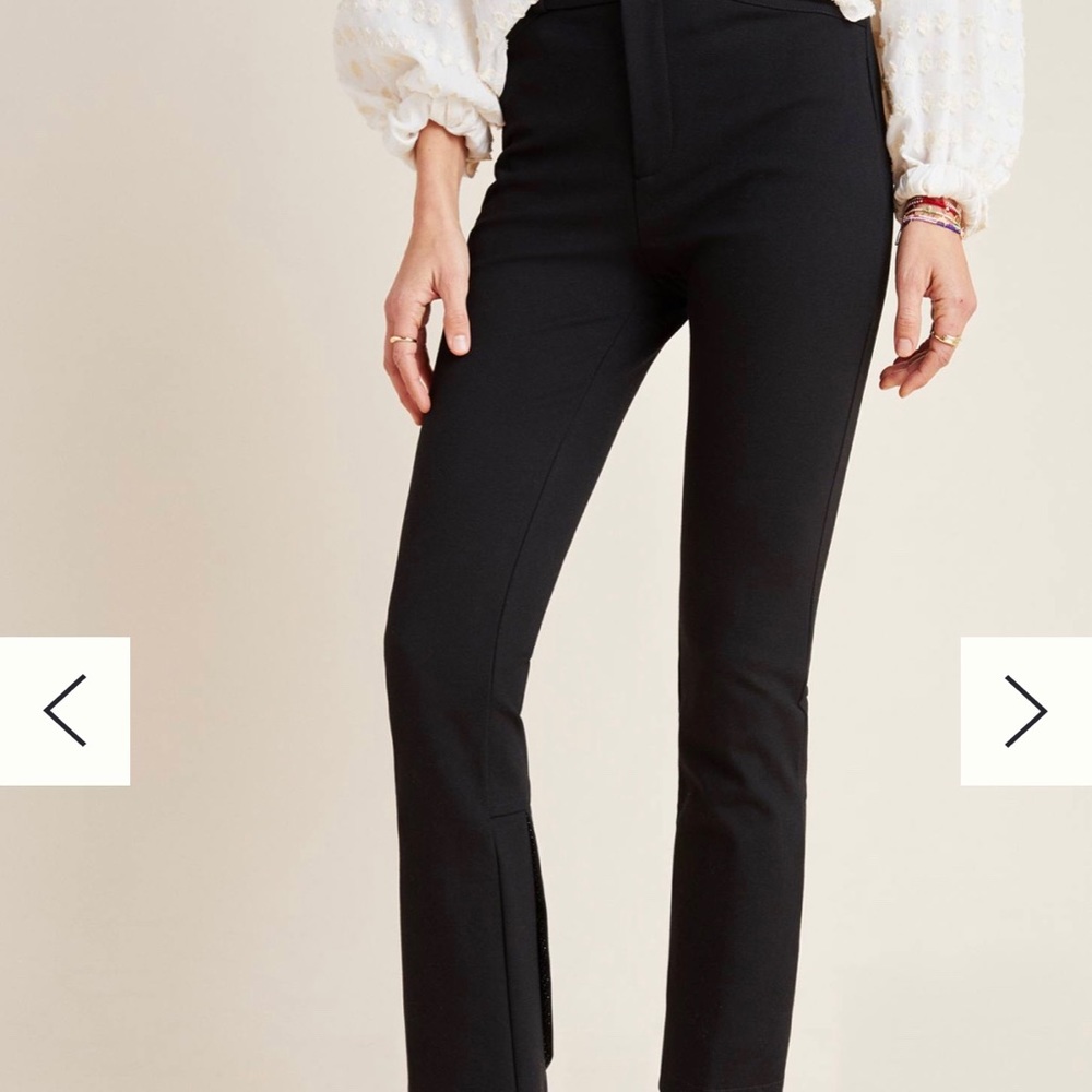 Anthropologie Essential Slim Tulip Hem Pants 4
